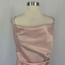 Laundry by Shelli Segal  Women's Formal Dress Size 12 Pink Satin Sleeveless Gown Photo 6