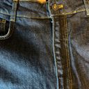 Pilcro  Anthropology split straight jeans size 32 dark wash Photo 2