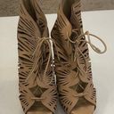 Soda  Cream Lace Up Gladiator High Heels - Woman’s Size 7 Photo 5