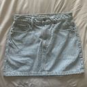 Abercrombie & Fitch Abercrombie Striped Denim Mini Skirt Photo 4