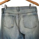 J Brand  Low Rise Cropped Jeans Distressed Blue Denim Halo Destruct Women Size 29 Photo 3