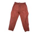 Anthropologie  Angela Cropped Cargo Pants Pull On Burnt Orange Pockets Women’s 28 Photo 3