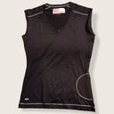 Alo Yoga NWT  Top S Cool Fit Black Exercise Tank Top fitness v-neck workout Photo 0