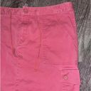 L.L.Bean  Favorite cargo mini skirt womens size 6 pink gorpcore denim pockets Jean Photo 1