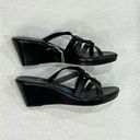 Italian Shoemakers  Whitney Black Embellished Wedge Sandal Size 10 Photo 10