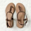 Sorel  Bailee Brown Leather T-Strap Sandal Size 7 Photo 2