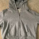 Brandy Melville Cropped Sweatshirt Gray Photo 0