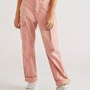 One Teaspoon sz 33 16 FREE PEOPLE  Cargo Motion Jeans Peach Pink 100% Cotton Pant Photo 0