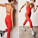 Free People Movement  red good karma onesie Photo 1