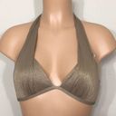 Kenneth Cole  gold lame’ push up bikini top. 36 B/C. NWT Photo 0