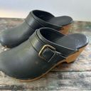 Buckle Black Cordani Zader Mule Clogs  Leather Size 36 Photo 1