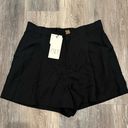 ZARA Black  pleated shorts Photo 0