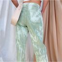 12th Tribe  Come To Spring Tie Dye Jeans Sage Green Size M (6-8) Photo 1