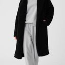 Alo Yoga Alo Oversized Sherpa Trench Fuzzy Teddy Shearling Long Duster Faux Fur Coat M Photo 4