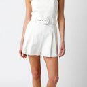 Olivaceous High Hopes Belted Romper Photo 1