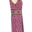 London Times  sheath red pink black dress size 8 Photo 2