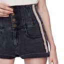 Miss Sixty  Angel Collection High Waist Denim Short Coquette Acubi Y2K Boho Sz 24 Photo 0