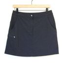 L.L.Bean  Athletic Skirt / Skort Black Size 4 EUC Pockets Hiking Photo 0