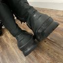 Sorel  Vintage Black Midi Lace Up Winter Fleece Lined Faux Fur Collar Size 7 Photo 3