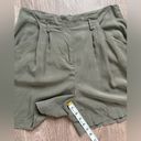 White House | Black Market  Olive Green Trouser Shorts Size 6 Photo 8