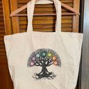 Earthbound  trading company organic cotton family tree canvas shopper tote Photo 0