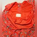 French Grey  womens red floral dress Photo 2