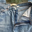 Gap  reverse High Waisted Boyfriend Straight Leg Light Wash Distressed Jeans Photo 3