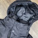 The North Face  Jacket Women XS Black Hyvent 550 Hooded Goose Down Coat No Belt Photo 2