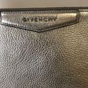 Givenchy Silver Antigona Leather Pouch Photo 5