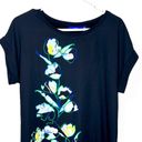 Apt. 9  black floral dolman short sleeve Flowy top Photo 1