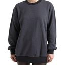 Dolce & Gabbana  Dark Gray Cotton Crew Neck Pullover Sweater  XXS Photo 0