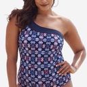 NWT Swimsuits for All one shoulder Swimsuit Size 14 Photo 0