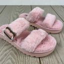 Koolaburra by Ugg  Furr-ah Buckle Double Strap Slipper Sandal US5 Pale Blush $60 Photo 0