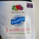 Fruit of the Loom Ring Spun Eversoft Cotton Black Waffle Pant. Size XXL (20) Photo 5