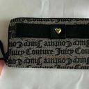 Juicy Couture Peek a Bow Zip Around Wallet Black / Gray Photo 0