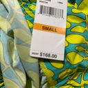 Trina Turk NWT  TRELLIS COVER UP SWIM PANTS, BLUE/GREEN MULTI Photo 5