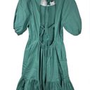 Peter Som  Collective Green Puff Sleeve Dress 8 Photo 3