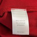 Wearever Red Pleated Long Sleeve Knee Length Dress  J Jill Size Medium Tall Photo 8