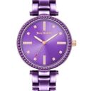 Juicy Couture NWT!  Black Label Purple Stone Wristwatch Photo 1