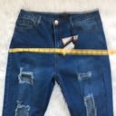 Pretty Little Thing  Khloe Extreme rip Women’s Skinny Jeans in Medium wash size 10 Photo 6