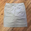 Pappagallo Beige Khaki Neutral Knee Length 12 Classic Pencil Skirt Photo 0