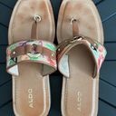 ALDO Minyara Slip On Open Toe Wedge Sandal Size 6 Photo 1