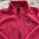 Port Authority  pink value fleece embroidered full zip jacket, size L outdoor Photo 14