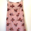 American Eagle NEW NWT  AEO Pink Floral Velvet Cowl Neck Sleeveless Slip Dress XS Photo 1