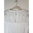 BB Dakota NWT  Smoke And Mirrors Lace White XS Nordstrom Blouse Photo 11