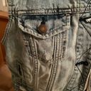 American Eagle  cropped denim vest; size XL Photo 1