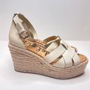 Sam Edelman | Modern Ivory Boho Woven Leather Wedges Marietta Photo 6