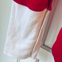Tommy Hilfiger Red Retro PJ Henley Top Monogram Loungewear M Photo 3