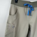 FIGS NEW  Scrub Pants Womens Small Kade Cargo Straight Leg Tan T21004 Photo 4