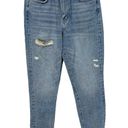 Vervet  Rendition Emma Distressed Mom Blue Jeans Ultra High-Rise Cotton 26 VT1151 Photo 1